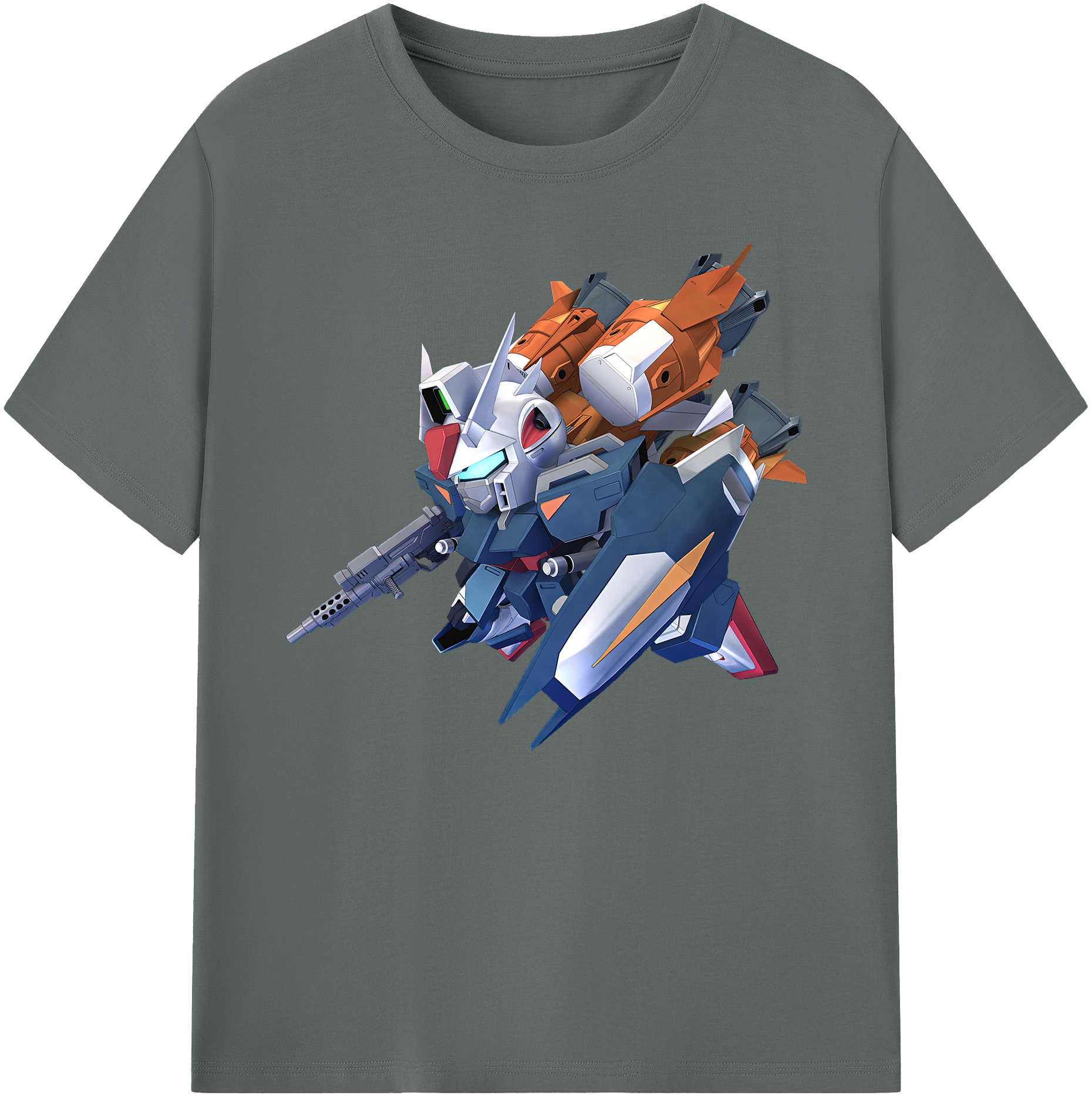 （画像用） 機動戦士ガンダム Mobile Suit Gundam 綿100％ メンズ半袖Tシャツ｜肌触りやわらか＆通気性